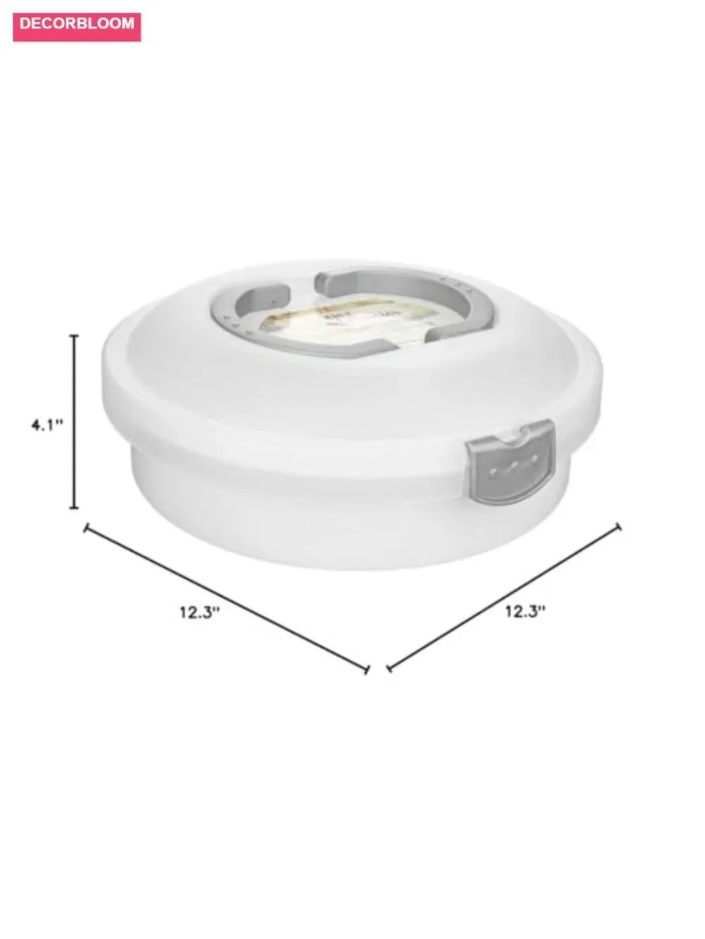 Plastic 3-in-1 Pie Carrier with Lid and Handle